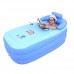 Bathtubs Freestanding Adult Folding Free Inflatable Bucket Household Fill Children's Plastic (Color : Blue Foot Pump) - B07H7KDB62